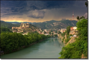 Tbilisi - the capital of Georgia. Photo by Levan Chkhatarashvili