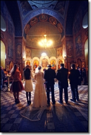 Wedding in the Church. Photo by Levan Chkhatarashvili