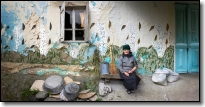Woman in the village of Juta. Photo by Gia Chkhatarashvili