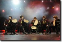 Boys play doli, from ensemble Erisioni. Photo by Badri Vadachkoria