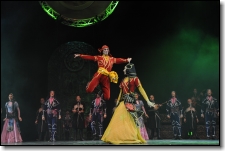 Georgian folk dance with ensemble Erisioni