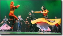 Georgian folk dance with ensemble Erisioni. Photo by Badri Vadachkoria